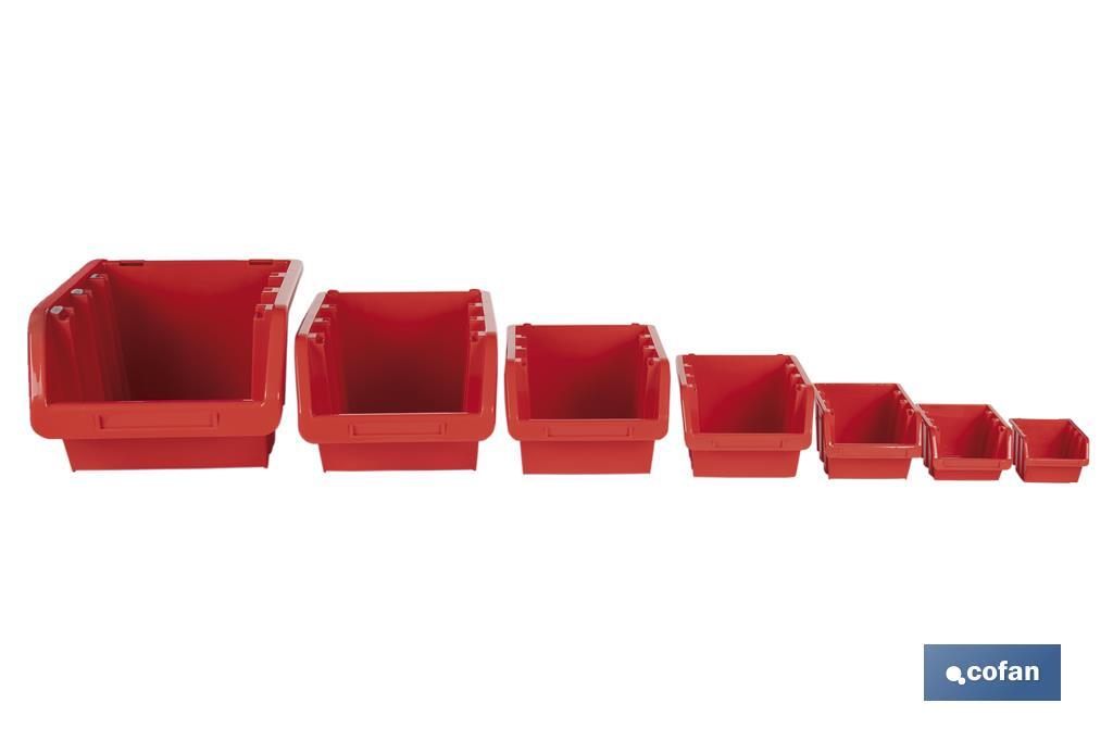 GAVETA ROJA 115 X 80 X 60 MM (PACK: 1 UDS)