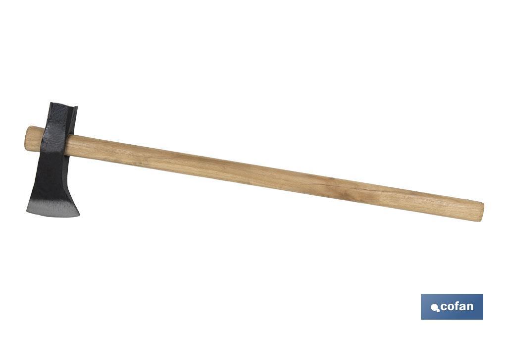 MAZA CUÑA 240 X 50 MM CON MANGO DE MADERA 900 MM 3000 G (PACK: 1 UDS)
