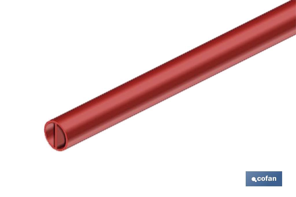 TUBO ROJO ANTIPÁNICO LONGITUD 1.150MM (PACK: 1 UDS)