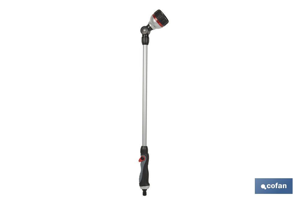 LANZA DE RIEGO 6 POSICIONES CON CONTROL DE CAUDAL EN EL PULGAR (PACK: 1 UDS)