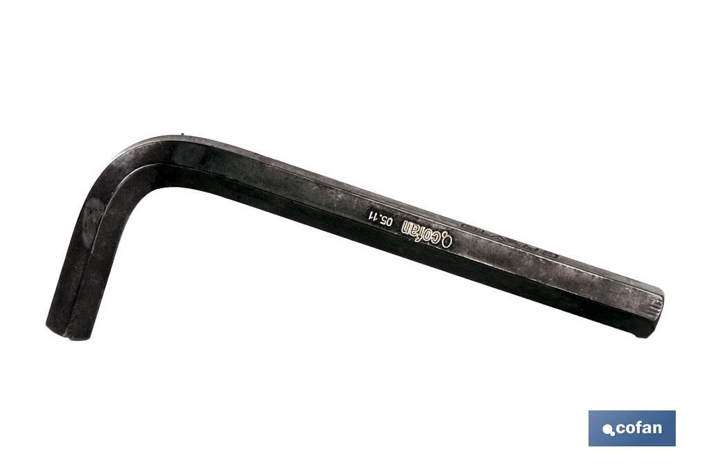 LLAVE HEXAGONAL STANDARD M-15