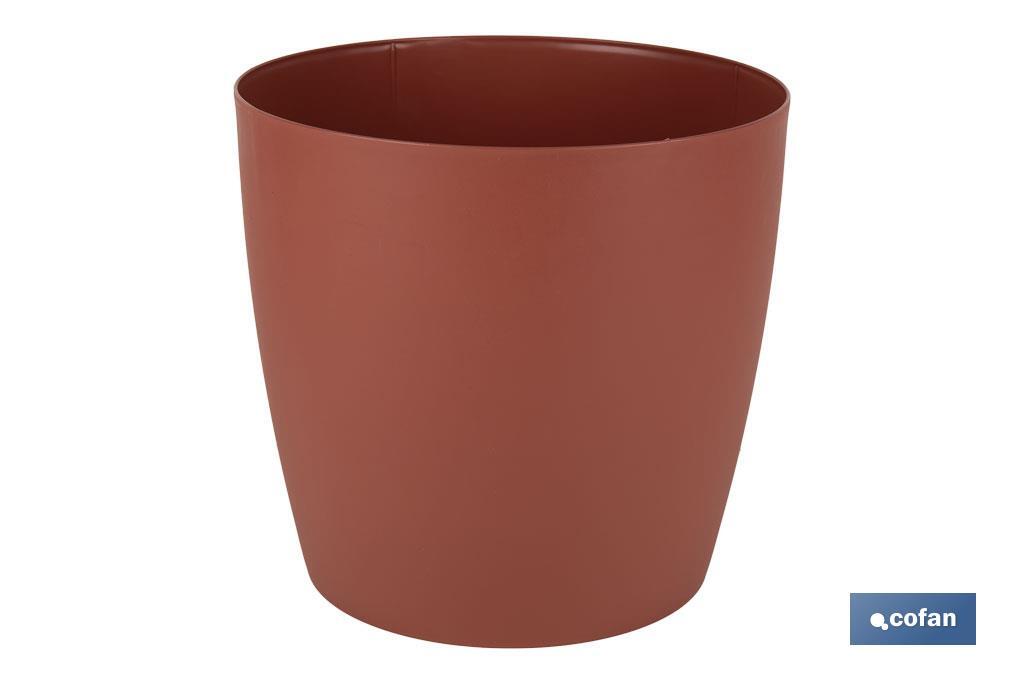 MACETA CAMELIA DE COLOR ARCILLA 30 X 28 CM venta unitaria (PACK: 1 UDS)