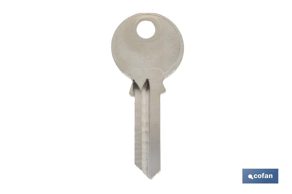 LLAVE EN BRUTO PARA CANDADO 70-90 mm (REF 10403113-14) (PACK: 1 UDS)